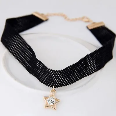 Choker verižica zvezdica zlata
